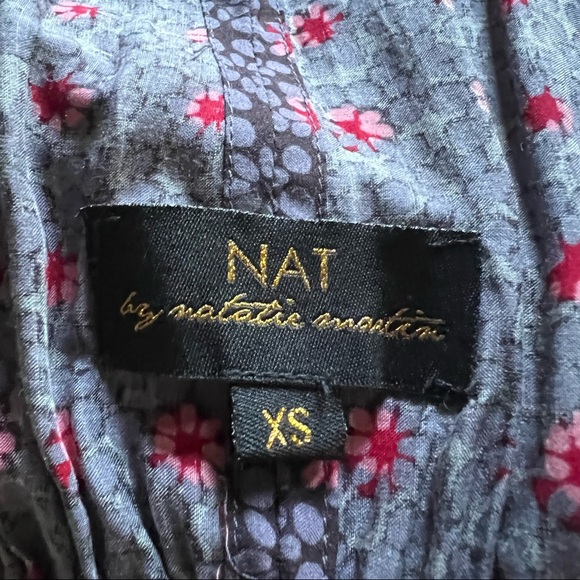 Anthropologie Purple Boho Prairie Maxi Dress XS Balloon Sleeve Pockets - Picture 12 of 12